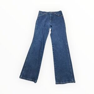 Wrangler 937STR Cowboy Cut Slim Fit Jeans Mens 33x30 Blue Denim Stretch 937STR